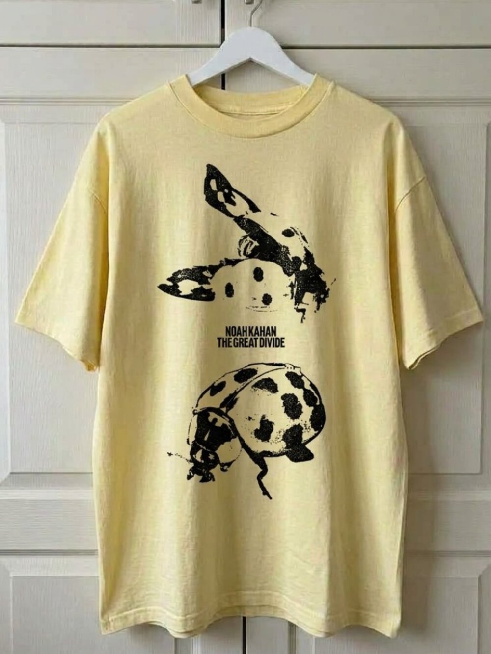 Noah Kahan The Great Divide 2026 Tour shirt - Yellow Whale Color